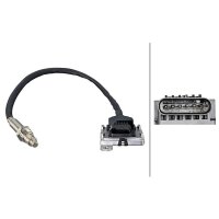 NOx sensor M20X1.5 6-pin 390mm cable HELLA for e.g. OPEL...