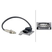 NOx sensor M20X1.5 5-pin 390mm cable HELLA for e.g....