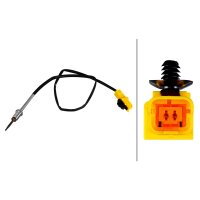 Sensor Exhaust Gas Temperature 2-pin 590 mm cable HELLA for e.g. RENAULT ESPACE