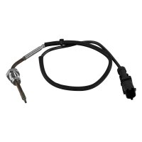 Sensor exhaust gas temperature screwed 2-pin 485mm cable HELLA for e.g. LANCIA