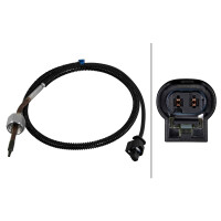 Sensor Exhaust Gas Temperature 2-pin 620 mm cable HELLA for e.g. MB C-CLASS