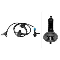 Wheel speed 2-pole Hall sensor 815mm cable HELLA for CHEVROLET Silverado