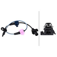 Wheel Speed Sensor 2-pole Hall sensor 540 mm cable HELLA for HONDA CR-V