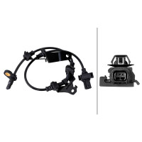 Wheel Speed Sensor 2-pole Hall sensor 605 mm cable HELLA for e.g. HONDA ACCORD
