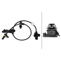 Sensor Raddrehzahl 2-polig Hallsensor 595 mm Kabel HELLA für u.a. HONDA CIVIC