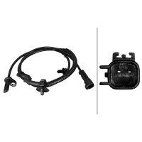 Sensor Raddrehzahl 2-polig Hallsensor 1.085 mm Kabel HELLA für u.a. CHEVROLET