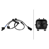 Wheel Speed Sensor 2-pole Hall sensor 975 mm cable HELLA for e.g. HYUNDAI TUCSON