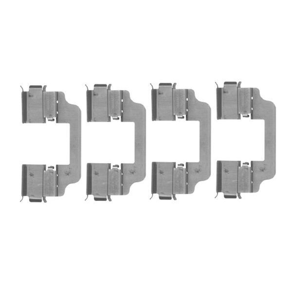 Accessory Kit, Disc Brake Pads 4 pcs. HELLA for e.g. BMW 5 Series