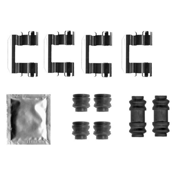 Zubehörsatz Scheibenbremsbelag 11 tlg. HELLA für KIA PICANTO