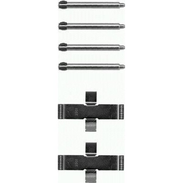 Zubehörsatz Scheibenbremsbelag 6 tlg. HELLA für MERCEDES-BENZ 190