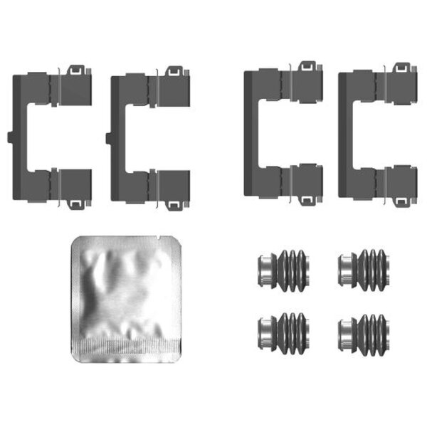 Zubehörsatz Scheibenbremsbelag 9 tlg. HELLA für u.a. OPEL INSIGNIA