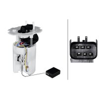 Fuel feed unit, electric 6-pin HELLA for CHEVROLET Aveo/Kalos and others