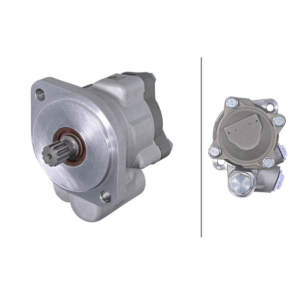 Hydraulikpumpe Lenkung hydraulisch Drehrichtung gegen den Uhrzeigersinn HELLA