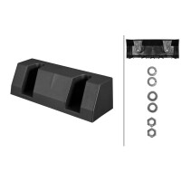 Schalterblende mit Muttern schwarz HELLA universell...