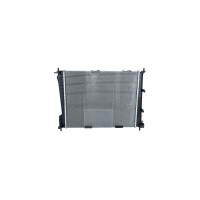 Kühler Motorkühlung Kühlrippen gelötet 492 - 406 mm Alu NRF für RENAULT CLIO