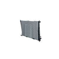 Kühler Motorkühlung Kühlrippen gelötet 492 - 406 mm Alu NRF für RENAULT CLIO