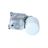 Housing oil filter with filter with oil cooler NRF for...