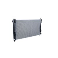 Kühler Motor Kühlrippen gelötet 700 - 108 mm Alu NRF für u.a. MITSUBISHI LANCER