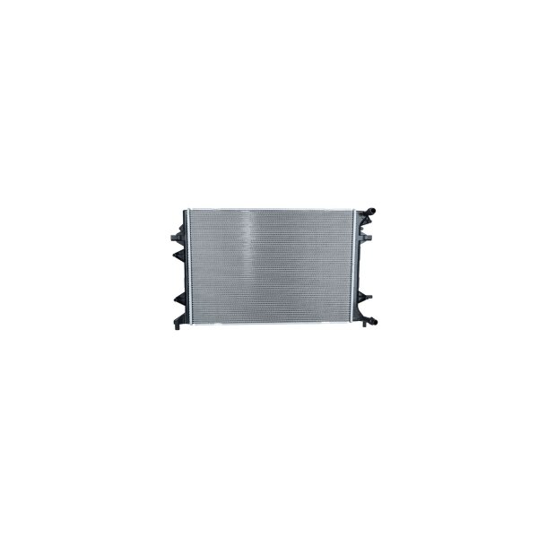 Radiator engine cooling cooling fins brazed 628 - 442 mm NRF for e.g. VW CADDY