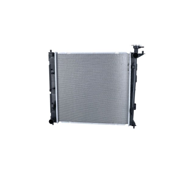 Radiator engine cooling 485 - 470 mm alu NRF for e.g. KIA CARENS