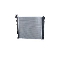 Radiator engine cooling 485 - 470 mm alu NRF for e.g. KIA CARENS