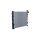Radiator engine cooling 485 - 470 mm alu NRF for e.g. KIA CARENS