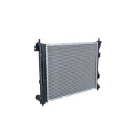 Radiator engine cooling 480 - 383 mm alu NRF for e.g. HYUNDAI i20