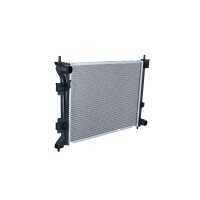 Radiator engine cooling 480 - 383 mm alu NRF for e.g. HYUNDAI i20