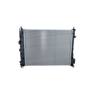 Radiator engine cooling 620 - 495 mm alu NRF for e.g. OPEL MOKKA