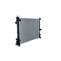Radiator engine cooling 620 - 495 mm alu NRF for e.g. OPEL MOKKA