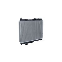 Kühler Motorkühlung Kühlrippen gelötet 545 - 385 mm Alu NRF für u.a. FORD FIESTA