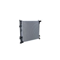 Radiator engine cooling 485 - 467 mm alu NRF for HYUNDAI TUCSON