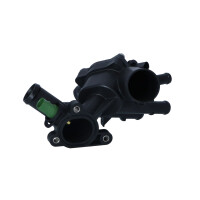 Thermostat coolant opening temperature 109 °C with gaskets NRF for VW GOLF