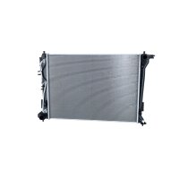 Radiator Engine cooling fins brazed 643 - 474 mm alu NRF...