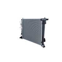 Radiator Engine cooling fins brazed 643 - 474 mm alu NRF...