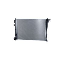 Radiator Engine cooling fins brazed 643 - 475 mm alu NRF...