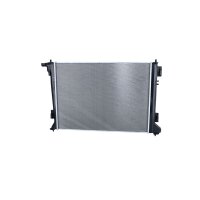 Radiator Engine cooling fins brazed 643 - 475 mm alu NRF for e.g. HYUNDAI TUCSON