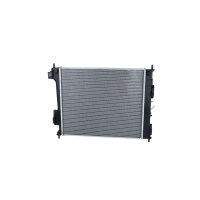 Radiator engine cooling 480 - 411 mm alu NRF for e.g. KIA SOUL