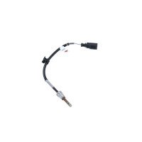 Exhaust gas temperature sensor 2-pin 207 mm cable NRF for AUDI A5 and others