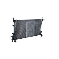 Radiator Engine cooling fins 599 - 354 mm aluminium NRF for e.g. FORD FOCUS