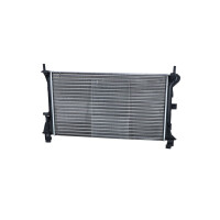 Radiator Engine cooling fins 599 - 354 mm aluminium NRF for e.g. FORD FOCUS