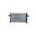 Kühler Motor Kühlrippen 600 - 366 mm Alu NRF für u.a. OPEL ASTRA
