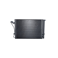 Air conditioning condenser with sealing ring NRF fits HYUNDAI i20