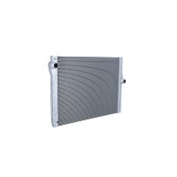 Kühler Motorkühlung Kühlrippen gelötet 600 - 496 mm Aluminium NRF für BMW 7er
