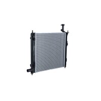 Kühler Motorkühlung Kühlrippen gelötet 410 - 428 mm Alu NRF für KIA PICANTO