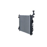 Kühler Motorkühlung Kühlrippen gelötet 410 - 428 mm Alu NRF für KIA PICANTO