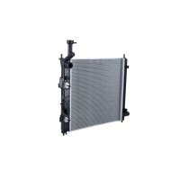 Kühler Motorkühlung Kühlrippen gelötet 410 - 428 mm Alu NRF für KIA PICANTO