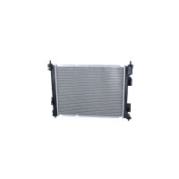 Radiator engine cooling 480 - 373 mm alu NRF for e.g. KIA RIO