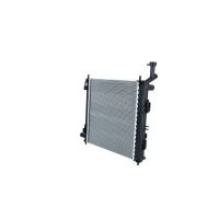 Radiator engine cooling cooling fins brazed 410 - 428 mm alu NRF for KIA PICANTO