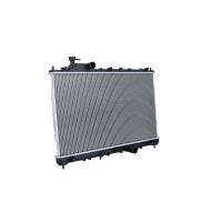 Kühler Motor Kühlrippen gelötet 707 - 400 mm Alu NRF für MITSUBISHI ECLIPSE